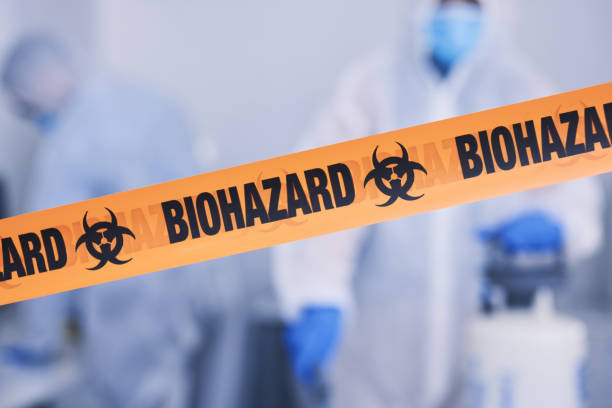 Professional Biohazard Cleanup technician working in Bella Vista, AR
